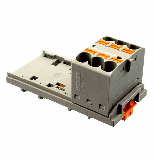 3273526, DIN Rail Terminal Blocks PTFIX 6X4-NS35 GY
