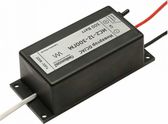 Инвертор-преобразователь напряжения ИС2-12-300ГМ герметичный, DC/AC 12/220 В, 300 Вт ЦБ-00000452 Инвертор-преобразователь напряжения ИС2-12-300ГМ герметичный, DC/AC 12/220 В, 300 Вт ЦБ-00000452