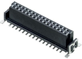 M55-6003242R, Board to Board &amp; Mezzanine Connectors 16+16P FEMALE DIL VERT SMT CONN T&amp;R