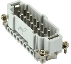 MX-93601-0204, Разъем: HDC, контактная вставка, "мама", S-EP, PIN: 6, 6+PE, push-in