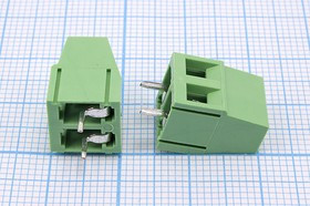 L-KLS2-128-5,00-02P-4С, Клеммник 2-контактный, 5мм, прямой, под крестовую отвертку; №15584K клеммн наборный \\2P5 \плат\\L-KLS2- 128-5,00-02