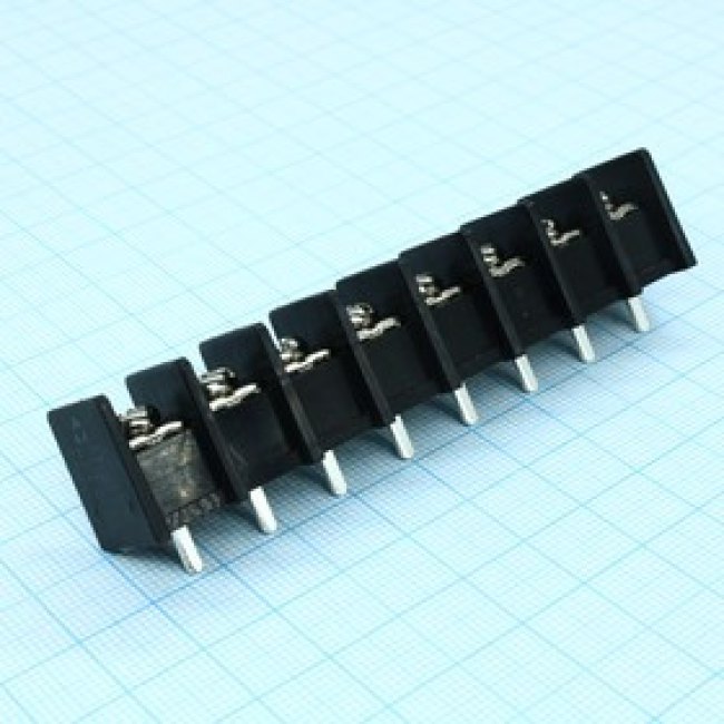 DG65C-B-08P-13-00A(H), Барьерный клеммный блок на 8 контактов. Серия DG65C-B