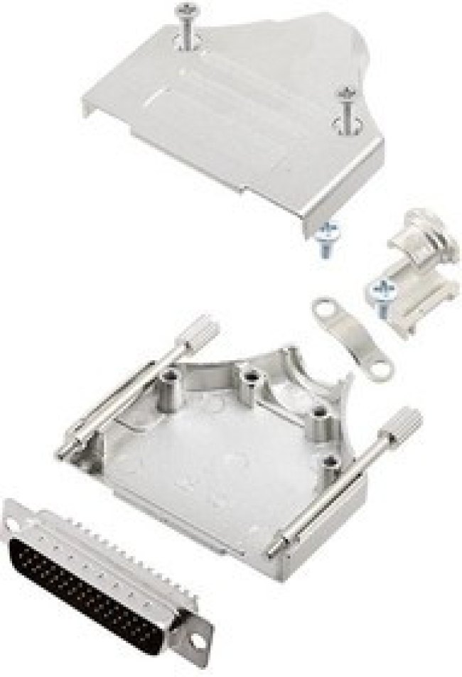 L17MHDM25+L717HDB44P, L17MHDM 44 Way Cable Mount D-sub Connector Plug