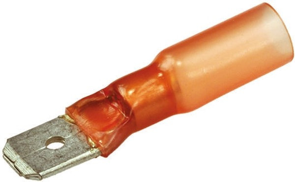 B-106-4631, Spade Connector, Partially Insulated, 0.34 ... 0.75mm², Plug