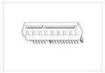 10018783-11101TLF, PCI Express® GEN 3 Card Edge, Storage and Server Connector, Vertical, Through Hole, x4, 64 Positions, 1.00mm (0.039in) Pi