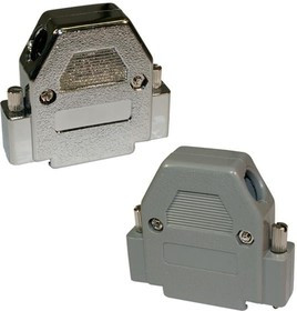 993-009-020R121, D-Sub Backshells DB9 45DEG BACKSHELL METTALIZED PLASTIC