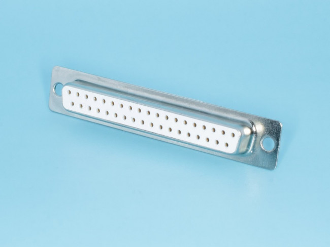 Разъем D-SUB розетка, контакты 37HP, на кабель, DB-37F