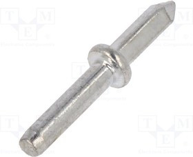 1365A.68, Наконечник: штыревой соединитель под пайку, THT, луженые, латунь