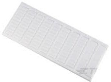 MC512PA, Terminal Block Tools &amp; Accessories SNK Blank Card - WH 100 Labels/Card