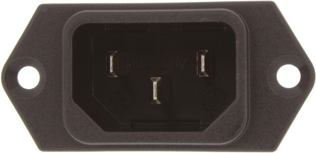 6100.3300, AC Power Entry Modules PNL SCREW-ON .250 QC