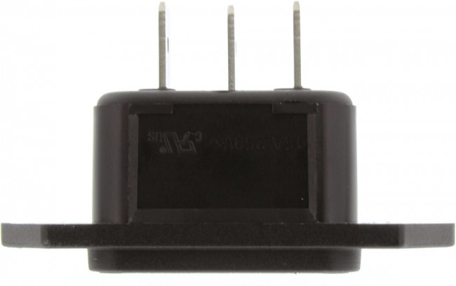 6100.3300, AC Power Entry Modules PNL SCREW-ON .250 QC