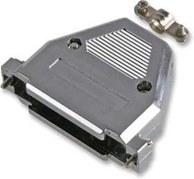 SH158-37CC, Корпус разъема, Hood, D Sub Connectors, 37-сторонний, 180°, Корпус из Пластика