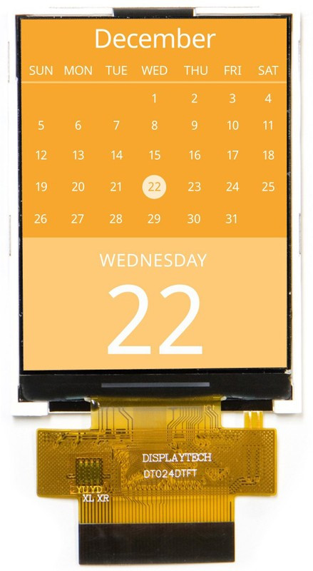 DT024DTFT, TFT Displays & Accessories 2.4in IPS TFT 240 X 320 RGB DT024DTFT, TFT Displays & Accessories 2.4in IPS TFT 240 X 320 RGB