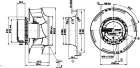 Вентилятор Ebmpapst R3G310-RP04-B1 230V 3.2A