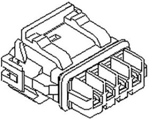 52117-0242, Male Crimp Connector Housing, 5mm Pitch, 2 Way, 1 Row 52117-0242, Male Crimp Connector Housing, 5mm Pitch, 2 Way, 1 Row