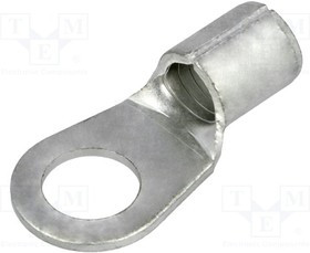 BM02537, Наконечник: кольцевой, M8, 16мм2, обжим, на провод, луженые, медь