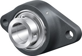 2 Hole Flange Bearing Unit, RCJTZ40-XL, 40mm ID