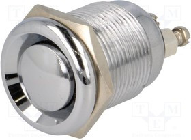 PS28B-3, Переключатель: антивандальный, Пол: 2, SPST-NO, 2A/250ВAC, IP40