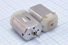 Двигатель постоянного тока 6В, 14000 об/мин; №6210 L двиг 6В\0,28А\лев\14000\ 24x30m45\FC-280SA-08600L