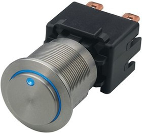 1241.6823.1114000, Pushbutton Switches MSM19 LA PI SF 12 A @250VAC 1P BL