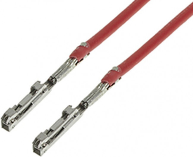 217790-2125, Rectangular Cable Assemblies SQUBA 1.8 F-F 450MM 22 AWG LEADS RD Sn
