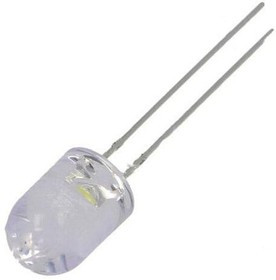 OSM5DK8B31B, LED; 8mm; white warm; 14400?18000mcd; 30°; Front: convex; 2.8?3.6V