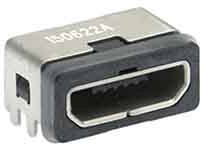 204926-1103, Разъем USB, Micro USB Типа B, USB 2.0, Гнездо, 5 вывод(-ов), Поверхностный Монтаж, Прямой Угол