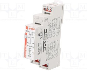 RPB-2Z-A230, Реле: установочное, бистабильное, DPST-NO, 8А, 90x17,5x64,6мм