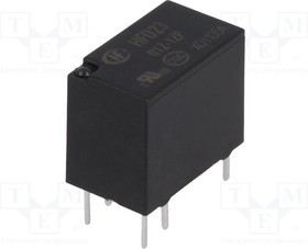 HFD23/012-1ZP, Реле: электромагнитное, SPDT, Uобмотки: 12ВDC, 0,5A/125ВAC, 2А