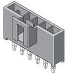 105309-2106, Headers &amp; Wire Housings NANOFIT HDR VT SGL KNK 6CKT TIN NAT