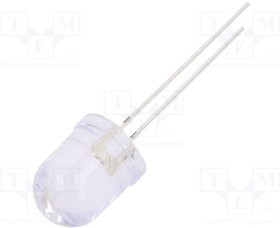 OSR7CAA131A, LED; 10mm; red; 5800?7000mcd; 30°; Front: convex; 1.8?2.6V; -30?85°C