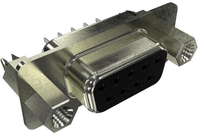 L77SDEH09SOL2RM8, Conn D-Subminiature SKT 9 POS 1.37mm Solder ST Thru-Hole 9 Terminal 1 Port