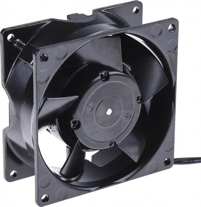 3650, 3000 Series Axial Fan, 230 V ac, AC Operation, 75m³/h, 12W, 52mA Max, 92 x 92 x 38mm 3650, 3000 Series Axial Fan, 230 V ac, AC Operation, 75m³/h, 12W, 52mA Max, 92 x 92 x 38mm