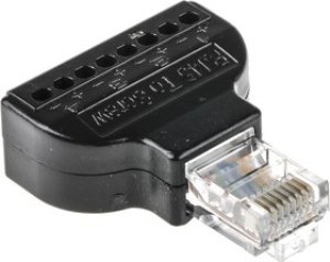 8-Port RJ45, Terminal Block Adapter 8-Port RJ45, Terminal Block Adapter