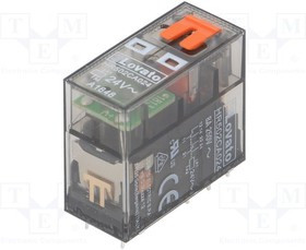 HR502CA024, Реле: электромагнитное, DPDT, Uобмотки: 24ВAC, 8A/250ВAC, 8A/30ВDC