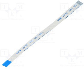05-10-D-0101-A, FFC cable; Cores: 10; Cable ph: 0.5mm; L: 101mm; 60V; Plating: tinned