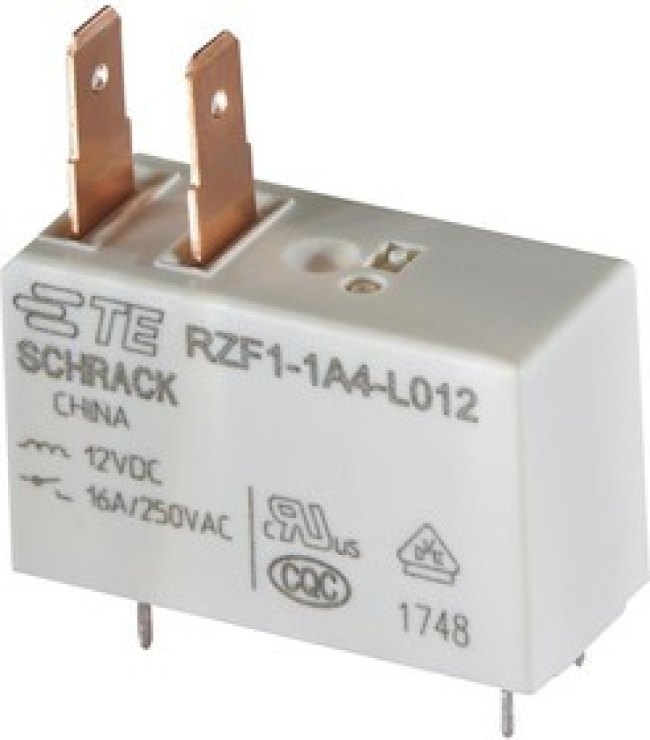 RZF1-1A6-L018, POWER RELAY, SPST-NO, 16A, 18VDC, TH