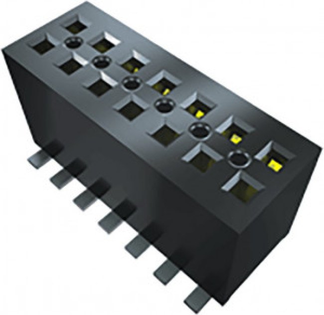 FLE-107-01-G-DV-A, Board to Board &amp; Mezzanine Connectors Cost Effective Surface Mount Socket, 0.050" Pitch