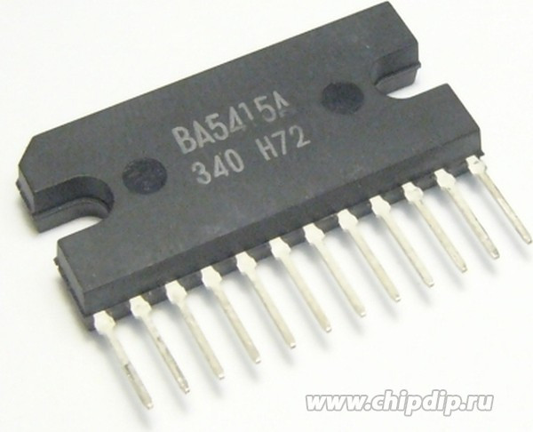 BA5415A, УHЧ 2x5.4Вт (12В/3 Ом)