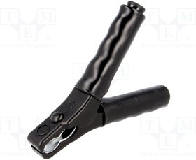 PZA7524-SW, Зажим "крокодил", 36А, 70ВDC, черный, Диап.захвата: макс.25мм PZA7524-SW, Зажим "крокодил", 36А, 70ВDC, черный, Диап.захвата: макс.25мм