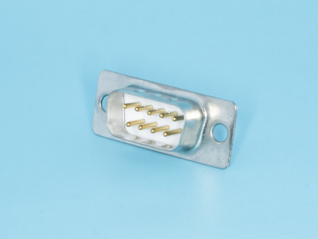 DB-9M, вилка 9 pin на кабель (пайка)