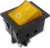 IRS-201-3C3 (желтый), Переключатель с подсветкой ON-OFF (15A 250VAC) DPST 4P
