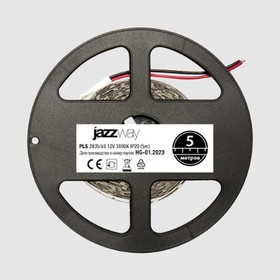 Светодиодная лента PLS 2835/ 60-12V 3000K, IP20, 5m, теплый белый 2858023