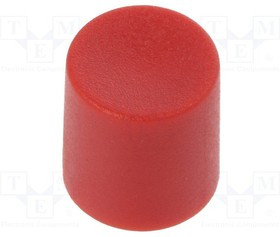 CS11-RED, Ручка: движок, Цвет: красный, d8,2x8,9мм, Мат-л: нейлон