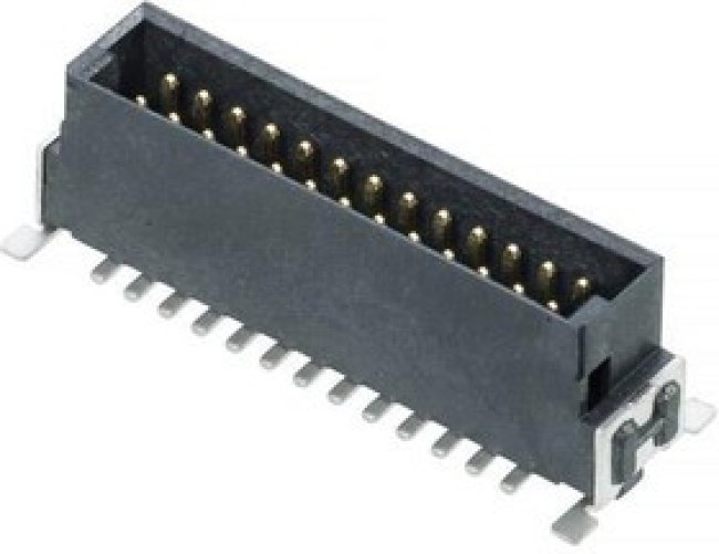 M55-7002642R, Board to Board &amp; Mezzanine Connectors 26P 1.27 SMC Male