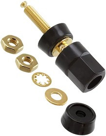 5018-0, Test Plugs &amp; Test Jacks HEX HEAD BIND POST (BLACK)