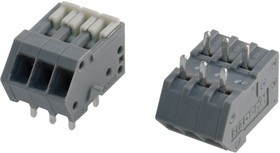 218-103, Клеммная колодка с задвижкой 2,5мм 3pin