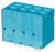 TBL008V-1000-04BE, Fixed Terminal Blocks Terminal block, screwless, 10.0, Vertical, 4, Blue