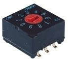 CRD16RM0SBR, Coded Rotary Switches 16 FLUSH GULLWING 20VAC 20VDC 0.4W