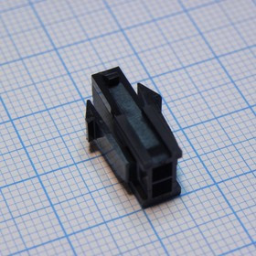 430200200, Кожух разъема 2контакта местн. 3мм с захватом для монтажа кабеля